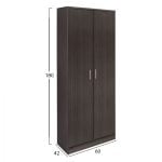 ΝΤΟΥΛΑΠΑ 2ΦΥΛΛΗ BAILEY ΜΕ ΤΡΙΑ ΡΑΦΙΑ HM337.01 ZEBRANO 60Χ42Χ180εκ. - Image 2