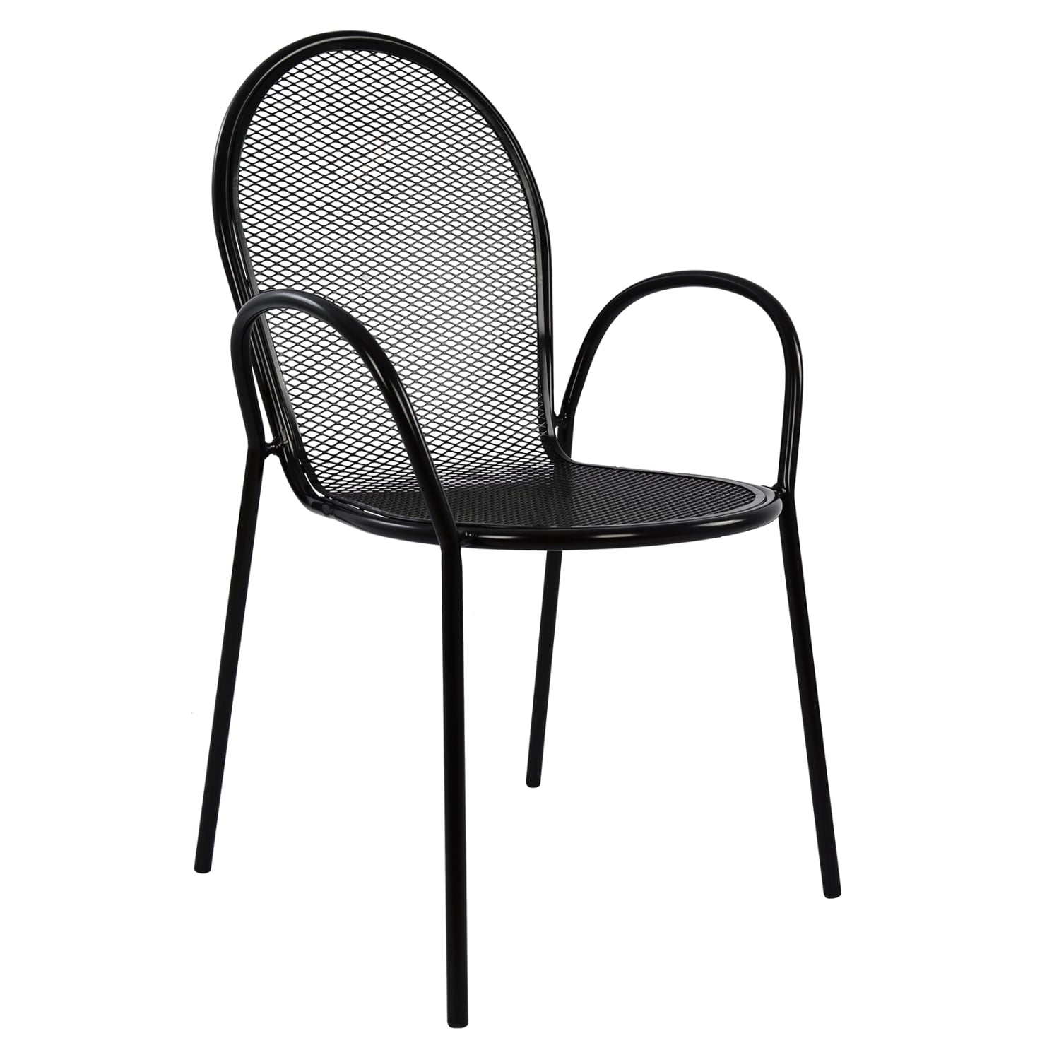 polythrona-metalliki-fb9502901-se-mayro- ΠΟΛΥΘΡΟΝΑ ΜΕΤΑΛΛΙΚΗ HM5029.01 VERA ΣΕ ΜΑΥΡΟ ΧΡΩΜΑ 56x62,5x90 cm - Image 1
