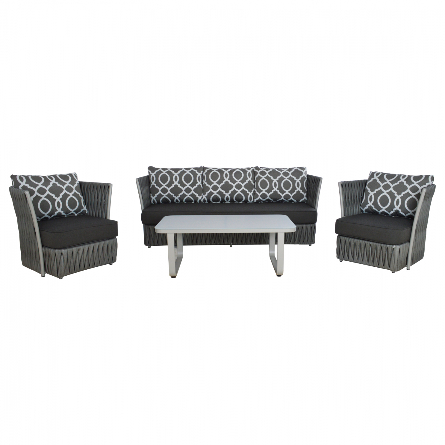 set-4tmch-saloni-aloyminioy-se-chroma-gk ΣΕΤ 4ΤΜΧ ΣΑΛΟΝΙ KAMIL ΑΛΟΥΜΙΝΙΟΥ ΣΕ ΧΡΩΜΑ ΓΚΡΙ HM5270.10 ΜΕ ΜΑΞΙΛΑΡΙΑ - Image 1
