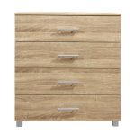 ΣΥΡΤΑΡΙΕΡΑ ΜΕΛΑΜΙΝΗΣ BRIANA HM2204.02 ME 4 ΣΥΡΤΑΡΙΑ SONAMA 75x40x83Y εκ. - Image 2