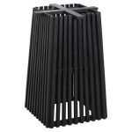 ΒΑΣΗ ΤΡΑΠΕΖΙΟΥ ΕΣΩΤ.ΧΩΡΟΥ ΤΕΤΡΑΓΩΝΗ FRANTZ HM9460.12 ΞΥΛΟ MINDI ΣΕ ΜΑΥΡΟ 45x45x73Y εκ.