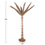 ΔΙΑΚΟΣΜΗΤΙΚΟ ΔΕΝΤΡΟ TROPIC HM4324 τ.ΦΟΙΝΙΚΑ ΑΠΟ MENDONG GRASS 280Yεκ. - Image 2