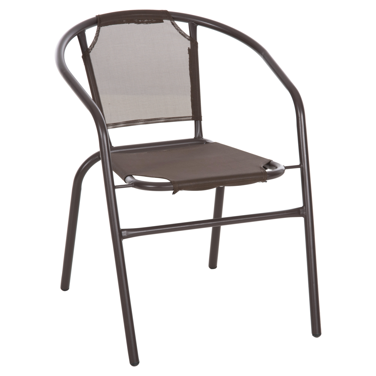 polythrona-exchoroy-fb9597702-metallo-te ΠΟΛΥΘΡΟΝΑ ΕΞ.ΧΩΡΟΥ LEDAN HM5977.02 ΜΕΤΑΛΛO & TEXTILENE ΚΑΦΕ 55x58x72Υεκ. - Image 1