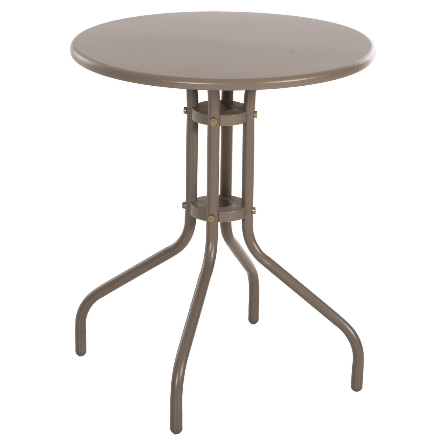 trapezi-exchoroy-stroggylo-fb9597304-met ΤΡΑΠΕΖΙ ΕΞ.ΧΩΡΟΥ ΣΤΡΟΓΓΥΛΟ LINO HM5973.04 ΜΕΤΑΛΛΙΚΟ ΣΑΜΠΑΝΙ Φ60x70Υεκ. - Image 1