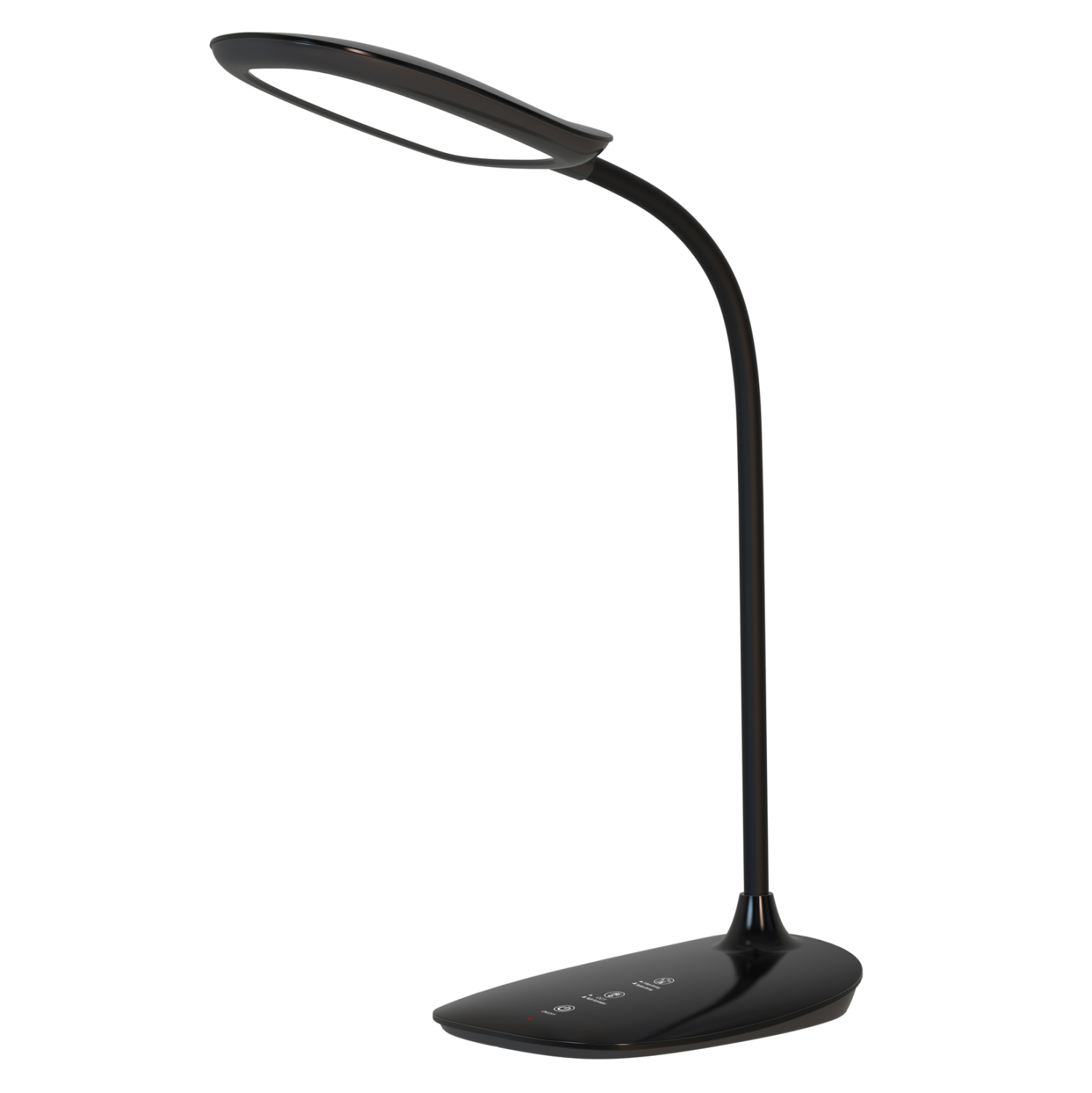 fotistiko-grafeioy-led-fb9444402-mayro-a ΦΩΤΙΣΤΙΚΟ ΓΡΑΦΕΙΟΥ LED BLAIN HM4444.02 ΜΑΥΡΟ ABS 13,6x17,7x40Υ εκ. - Image 1