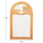 ΚΑΘΡΕΠΤΗΣ ΤΟΙΧΟΥ REFLECT HM4367 ΦΥΣΙΚΟ RATTAN 60x4,5x100Υεκ. - Image 2