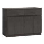 ΜΠΟΥΦΕΣ JOLENE HM2234.01 2 ΣΥΡΤΑΡΙΑ & 4 ΠΟΡΤΕΣ ZEBRANO 120X40X80εκ. - Image 3
