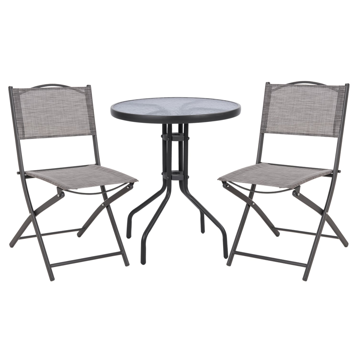 set-exchoroy-3tmch-fb921037-metalliko-st ΣΕΤ ΕΞ.ΧΩΡΟΥ 3ΤΜΧ LIMA HM21038.01 ΤΡΑΠΕΖΙ LIMA & 2 ΠΤΥΣΣΟΜΕΝΕΣ ΚΑΡΕΚΛΕΣ ΓΚΡΙ - Image 1