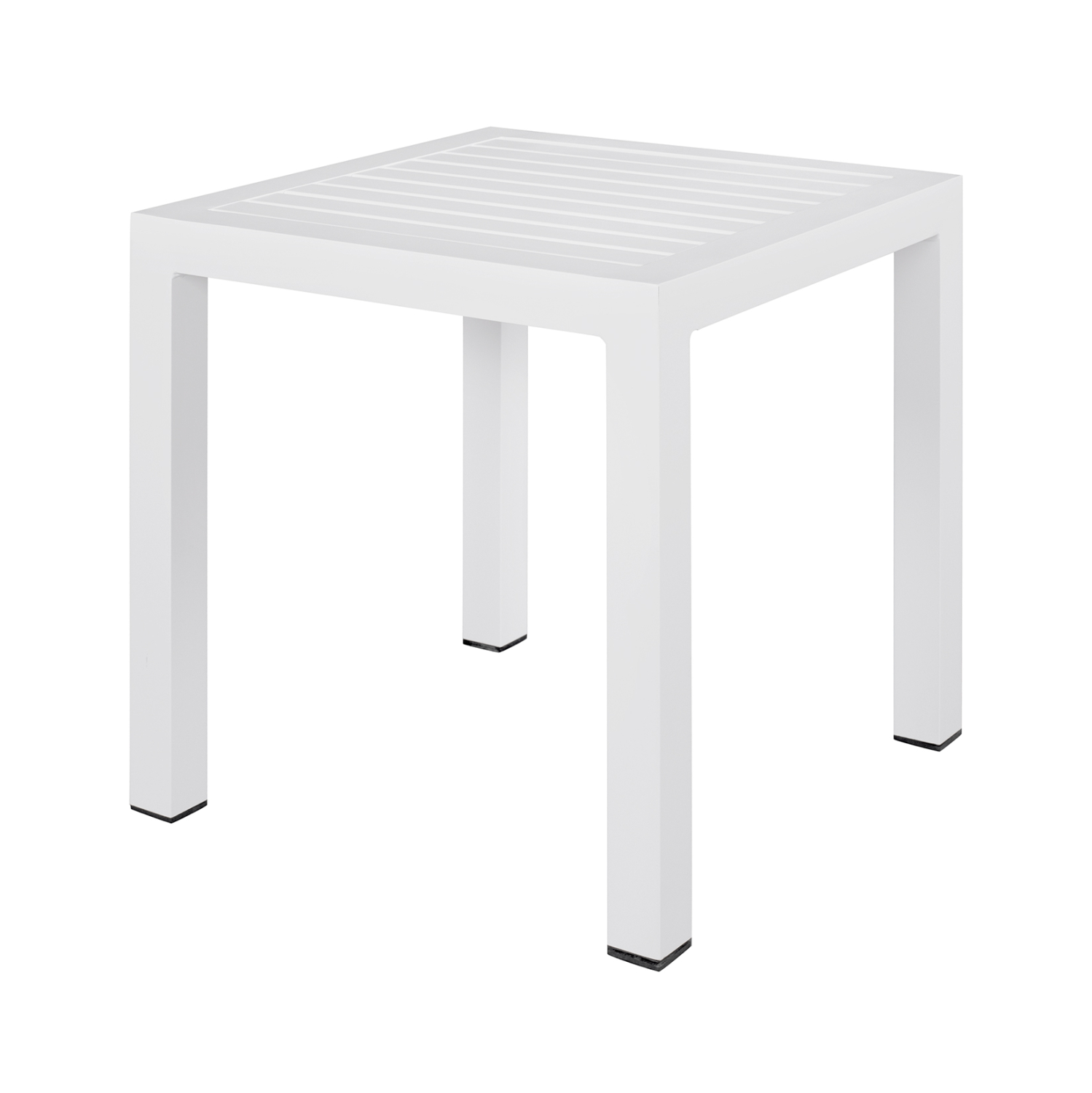 trapezi-aloyminioy-fb9540201-leyko-45x45 ΤΡΑΠΕΖΙ ΑΛΟΥΜΙΝΙΟΥ QIANA HM5402.01 ΛΕΥΚΟ 45x45x45,5Υ εκ. - Image 1