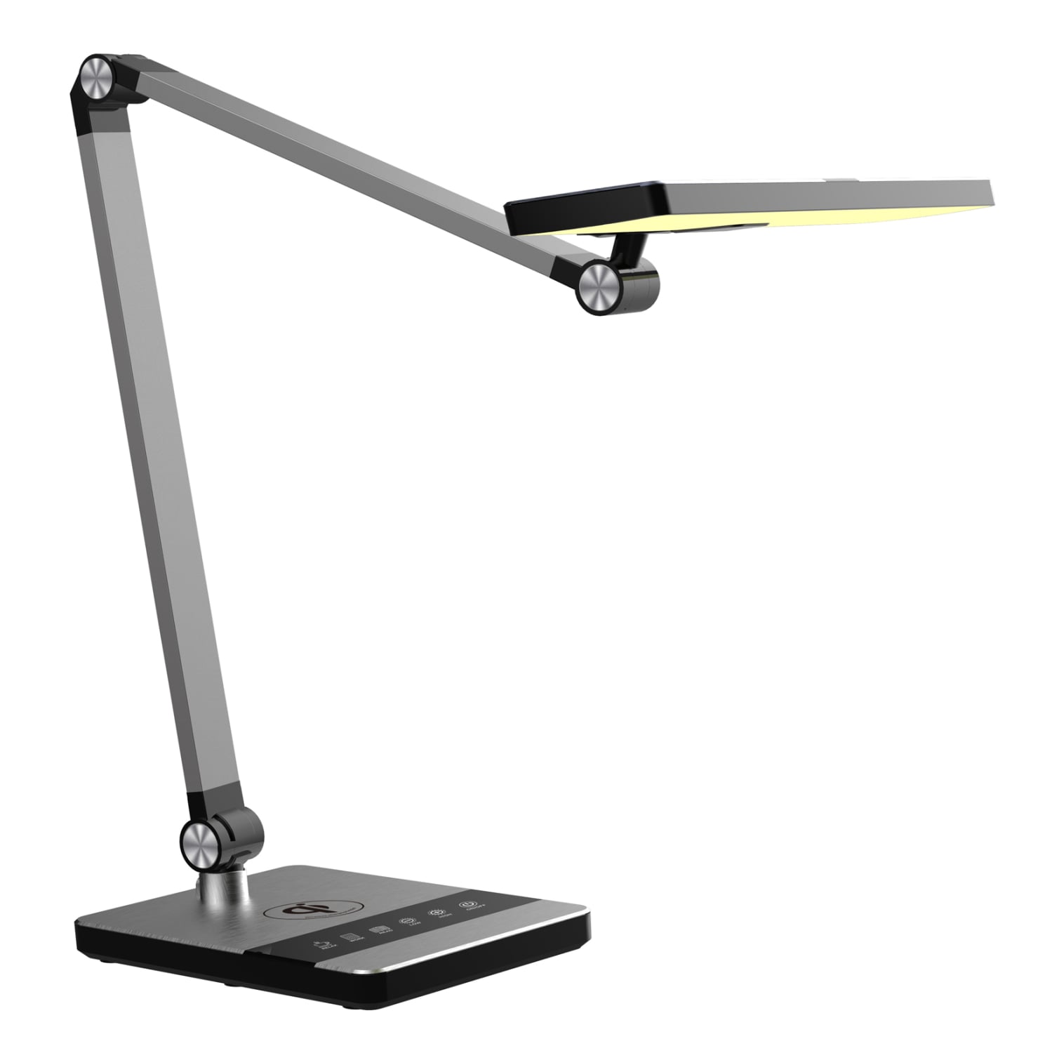 fotistiko-grafeioy-led-fb9446108-asimi-m ΦΩΤΙΣΤΙΚΟ ΓΡΑΦΕΙΟΥ LED BLAIN PRO HM4461.08 ΑΣΗΜΙ ΜΑΤ ABS 35x43,9Υεκ. - Image 1
