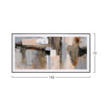 ΠΙΝΑΚΑΣ ΤΟΙΧΟΥ SEDIMENT HM4551 ΜΕ ΚΟΡΝΙΖΑ ΜΑΥΡΗ-ΚΑΜΒΑΣ 142x4.5x72Υεκ - Image 2
