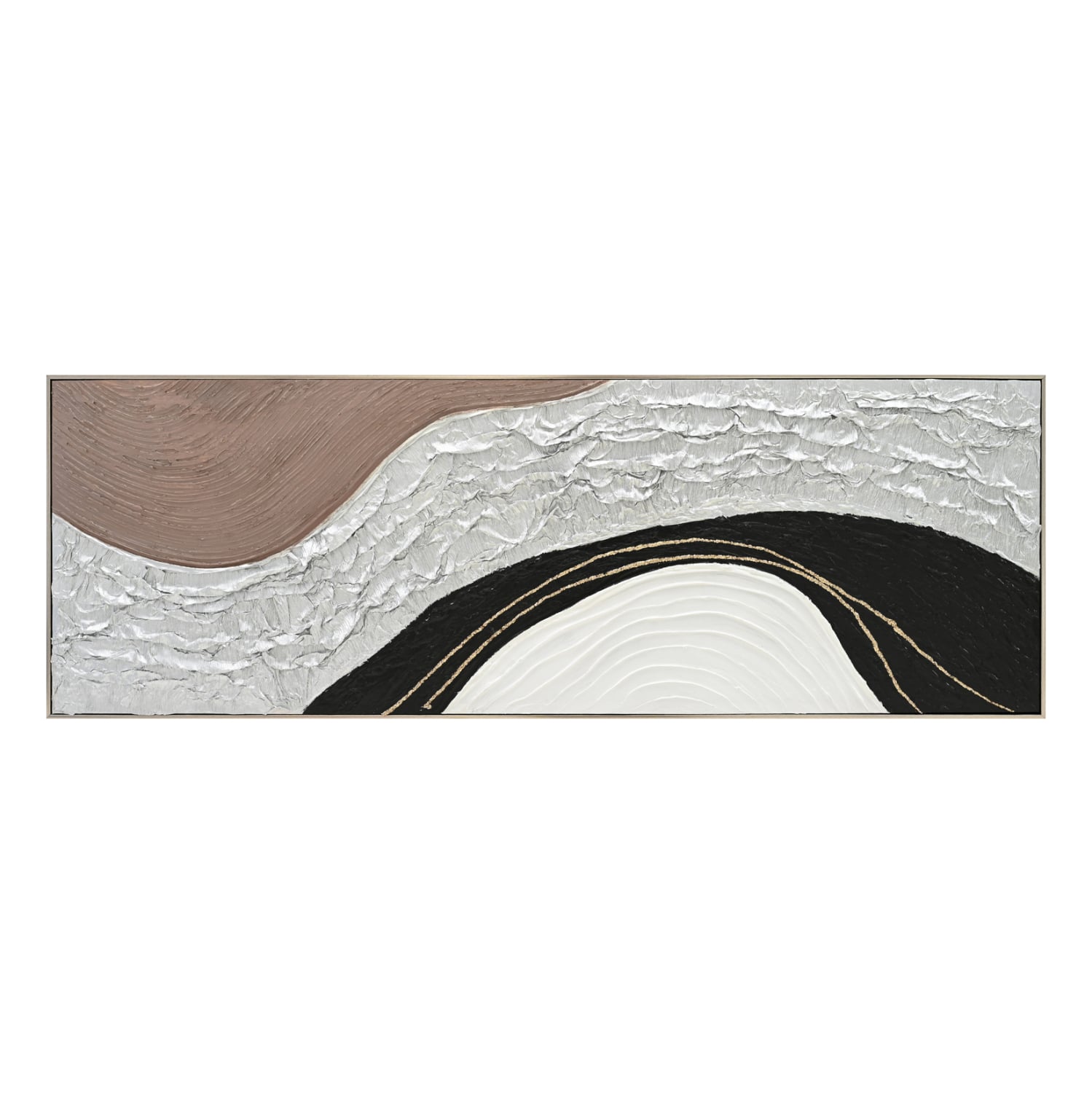 pinakas-toichoy-abstract-fb9455201-me-ko ΠΙΝΑΚΑΣ ΤΟΙΧΟΥ ABSTRACT HM4552.01 ΜΕ ΚΟΡΝΙΖΑ ΜΠΕΖ-ΚΑΜΒΑΣ- ΧΕΙΡΟΠΟΙΗΤΟΣ 152x4.5x52Υεκ. - Image 1