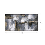 ΠΙΝΑΚΑΣ ΤΟΙΧΟΥ SEDIMENT HM4576 ΜΕ ΚΟΡΝΙΖΑ ΜΑΥΡΗ-ΚΑΜΒΑΣ 142x4.5x72Υεκ - Image 2