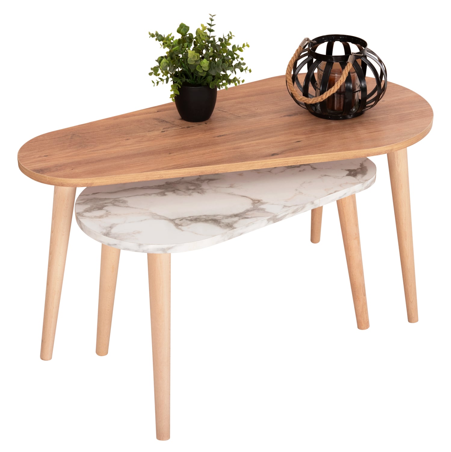trapezia-salonioy-2tmch-fb91817903-melam ΤΡΑΠΕΖΙΑ ΣΑΛΟΝΙΟΥ 2ΤΜΧ APRILIA HM18179.03 ΜΕΛΑΜΙΝΗ ΦΥΣΙΚΟ-ΛΕΥΚΟ ΜΑΡΜΑΡΟ 94x47x47Υεκ - Image 1