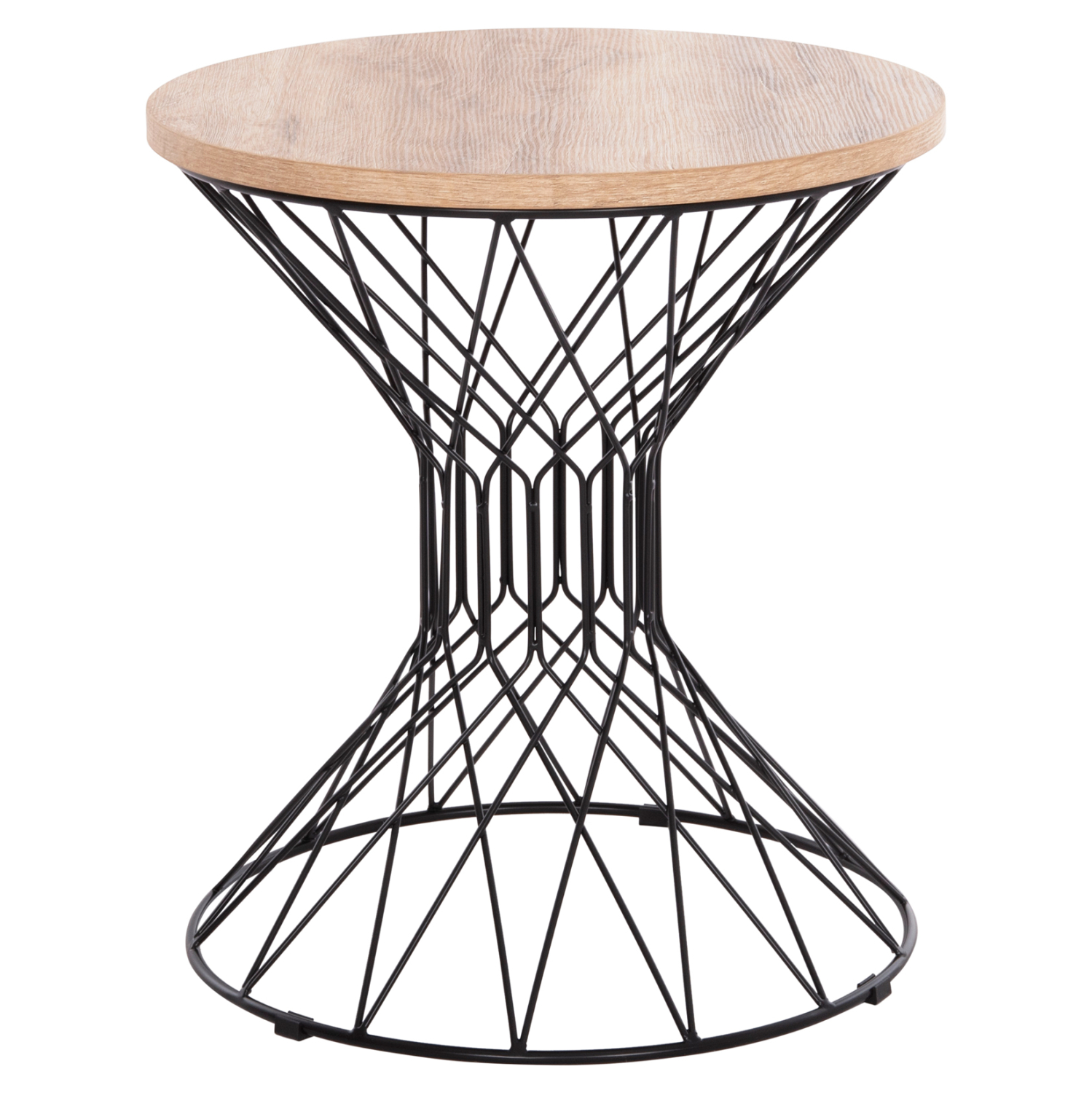 boithitiko-trapezi-salonioy-fb91803803-m ΒΟΗΘΗΤΙΚΟ ΤΡΑΠΕΖΙ ΣΑΛΟΝΙΟΥ KEON HM18038.03 MDF TOP ΣΕ ΣΟΝΑΜΑ-ΜΕΤΑΛΛΟ Φ45x50Υεκ. - Image 1