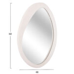 ΚΑΘΡΕΠΤΗΣ ΤΟΙΧΟΥ ΟΒΑΛ ΣΕΙΡΑ SANTORINI HM4514 MDF ΣΕ ΥΠΟΛΕΥΚΟ 48x3,2x60Υεκ - Image 2