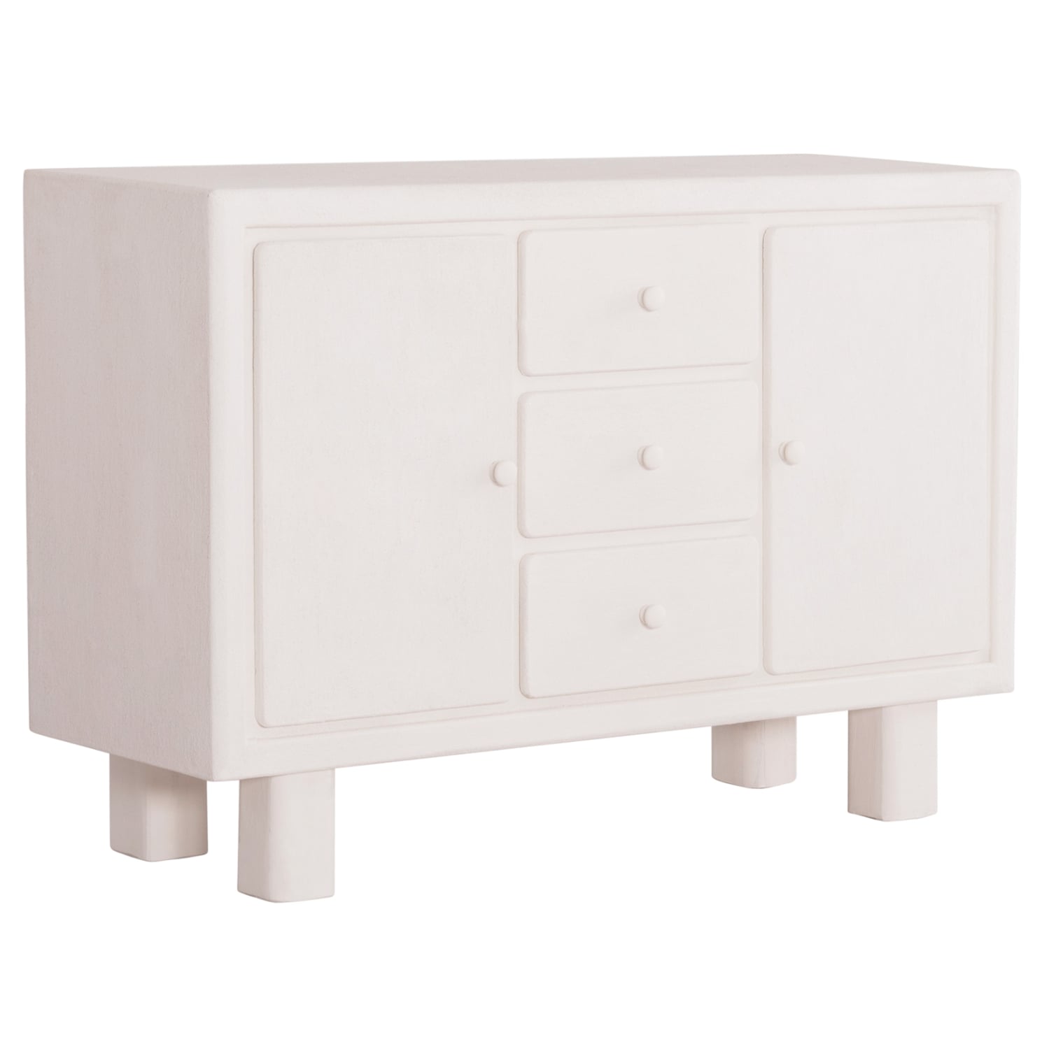 mpoyfes-fb918048-mdf-se-ypoleyko-chroma- ΜΠΟΥΦΕΣ ΣΕΙΡΑ SANTORINI HM18048 MDF ΣΕ ΥΠΟΛΕΥΚΟ ΧΡΩΜΑ-3 ΣΥΡΤΑΡΙΑ & 2 ΠΟΡΤΕΣ 120x38x80Υεκ. - Image 1
