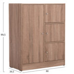 ΝΤΟΥΛΑΠΙ ΜΕ 4 ΑΠΟΘ.ΧΩΡΟΥΣ MATIN HM2479.02 SONAMA OAK ΜΕΛΑΜΙΝΗ 80x39,5x99,5Υεκ. - Image 2