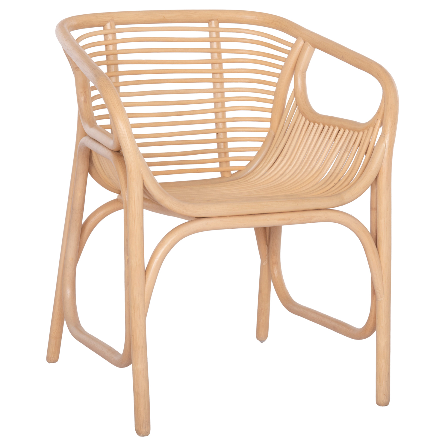 polythrona-fb9995401-fysiko-rattan-62x57 ΠΟΛΥΘΡΟΝΑ MEL ΕΣΩΤ. ΧΩΡΩΝ HM9954.01 ΦΥΣΙΚΟ RATTAN 62x57,5x79,5Υεκ. - Image 1