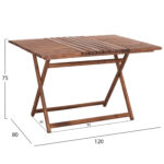 ΤΡΑΠΕΖΙ ΣΚΗΝΟΘΕΤH ΛΗΜΝΟΣ ΜΑΣΙΦ ΟΞΙΑ ΕΜΠOΤΙΣΜΟΣ ΚΑΡΥΔΙ HM5649.01 120X80X75Y εκ. - Image 2