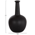 ΕΠΙΤΡΑΠΕΖΙΟ ΚΕΡΑΜΙΚΟ ΔΙΑΚΟΣΜΗΤΙΚΟ ELENDIL HM4593.02 ΜΑΥΡΟ ΜΑΤ 14,5x25Υεκ - Image 2