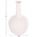 ΕΠΙΤΡΑΠΕΖΙΟ ΚΕΡΑΜΙΚΟ ΔΙΑΚΟΣΜΗΤΙΚΟ ELENDIL HM4593.01 ΥΠΟΛΕΥΚΟ ΚΡΥΣΤΑΛΛΙΚΟ Φ15x25Υεκ - Image 2