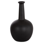 ΕΠΙΤΡΑΠΕΖΙΟ ΚΕΡΑΜΙΚΟ ΔΙΑΚΟΣΜΗΤΙΚΟ ELENDIL HM4593.02 ΜΑΥΡΟ ΜΑΤ 14,5x25Υεκ