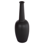 ΕΠΙΤΡΑΠΕΖΙΟ ΚΕΡΑΜΙΚΟ ΔΙΑΚΟΣΜΗΤΙΚΟ ELENDIL HM4592.02 ΜΑΥΡΟ ΜΑΤ Φ10x30Υεκ