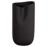 ΕΠΙΤΡΑΠΕΖΙΟ ΚΕΡΑΜΙΚΟ ΔΙΑΚΟΣΜΗΤΙΚΟ GLAZE HM4607.02 ΜΑΥΡΟ ΜΑΤ 15x15x30Υεκ