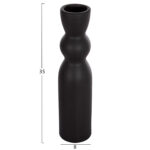 ΕΠΙΤΡΑΠΕΖΙΟ ΚΕΡΑΜΙΚΟ ΔΙΑΚΟΣΜΗΤΙΚΟ SCEPTER HM4614.02 ΜΑΥΡΟ ΜΑΤ Φ8x35Υ εκ. - Image 2