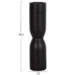 ΕΠΙΤΡΑΠΕΖΙΟ ΚΕΡΑΜΙΚΟ ΔΙΑΚΟΣΜΗΤΙΚΟ SCEPTER HM4615.02 ΜΑΥΡΟ ΜΑΤ Φ7,5x30,5Υεκ - Image 2