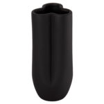 ΕΠΙΤΡΑΠΕΖΙΟ ΚΕΡΑΜΙΚΟ ΔΙΑΚΟΣΜΗΤΙΚΟ GLAZE HM4611.02 ΜΑΥΡΟ ΜΑΤ Φ14x34Υ εκ.