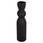 ΕΠΙΤΡΑΠΕΖΙΟ ΚΕΡΑΜΙΚΟ ΔΙΑΚΟΣΜΗΤΙΚΟ SCEPTER HM4614.02 ΜΑΥΡΟ ΜΑΤ Φ8x35Υ εκ.