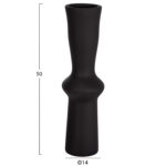 ΕΠΙΤΡΑΠΕΖΙΟ ΚΕΡΑΜΙΚΟ ΔΙΑΚΟΣΜΗΤΙΚΟ SCEPTER HM4637.02 ΜΑΥΡΟ ΜΑΤ Φ14x50Υεκ - Image 2