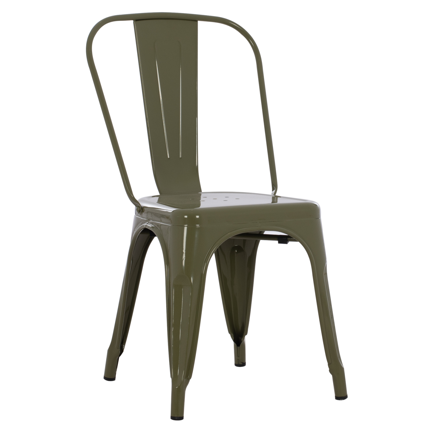 karekla-metalliki-fb9864143-se-dark-oliv ΚΑΡΕΚΛΑ ΜΕΤΑΛΛΙΚΗ MELITA-PRO HM8641.43 ΣΕ DARK OLIVE GREEN 44x47x84.5Υεκ. - Image 1