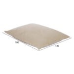 ΠΟΥΦ/ΜΑΞΙΛΑΡΑ ΘΑΛΑΣΣΗΣ ANSHU HM5808.01 ΜΠΕΖ ΜΕ UV PROTECTION 140x180 εκ. - Image 2